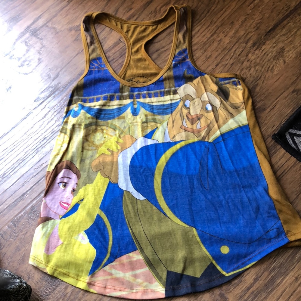 Disney’s Beauty & the Beast T-back tank top Size S